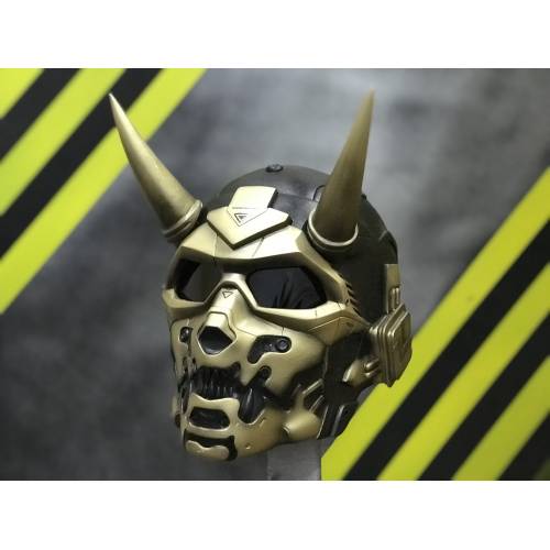 Helmet Cyber Demon (GOLD) - Golden Element