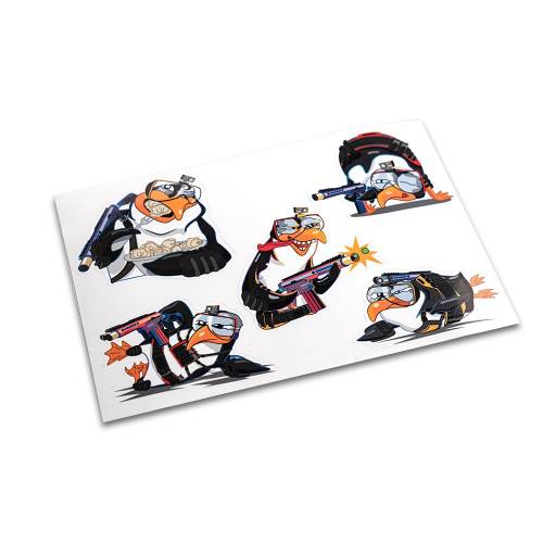 Sticker pack "Penguins" A5 - IMBA